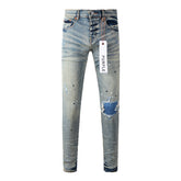 Purple Brand Jeans Pure Cotton High Street Trend